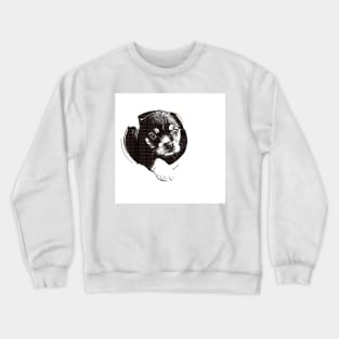 Cute Puppy Doggy Puppuccino Dog Crewneck Sweatshirt